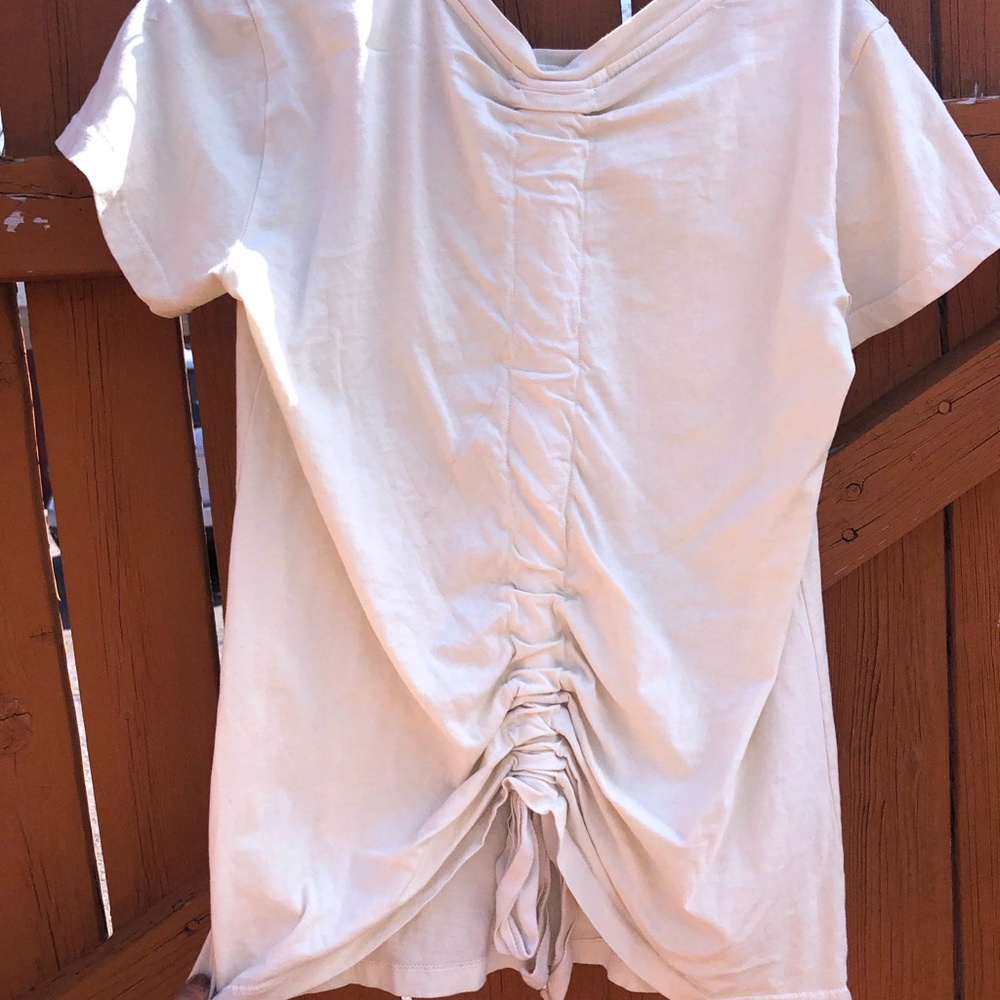 Stateside Offwhite Tie T-shirt XS